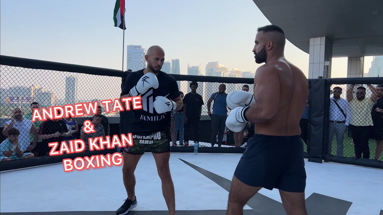 ANDREW TATE & ZAID KHAN BOXING IN 