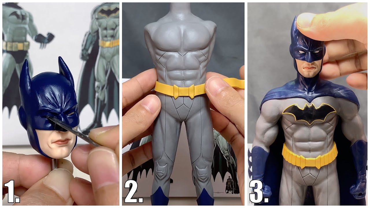 Batman Bruce Wayne handmade from polymer clay, the full sculpturing process【Clay Artisan JAY】