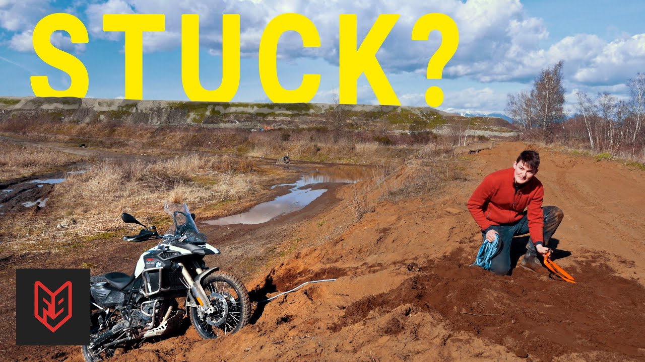 5 sztuczek, jak uratować utknięty motocykl