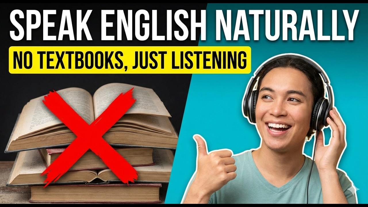 Speak English Naturally No Textbook, Just Listening like a pro