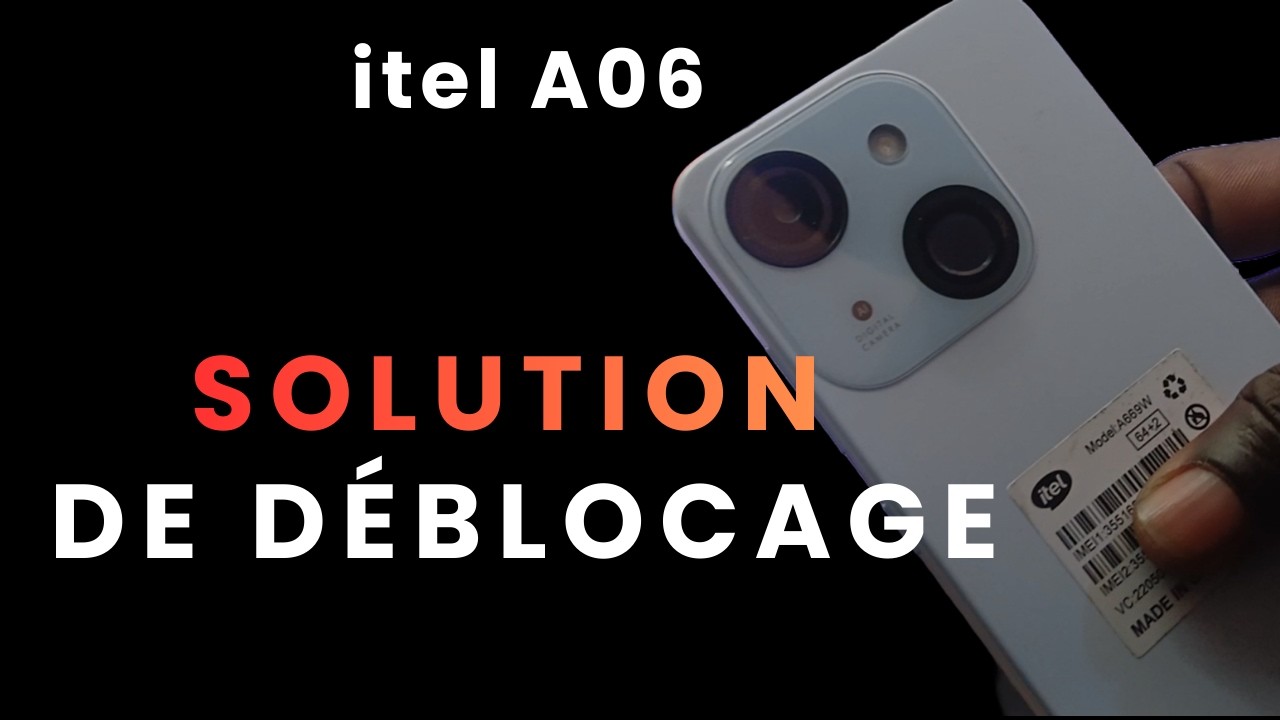 itel A06 | Solution de déblocage avec UnlockTool (Tutoriel technique)