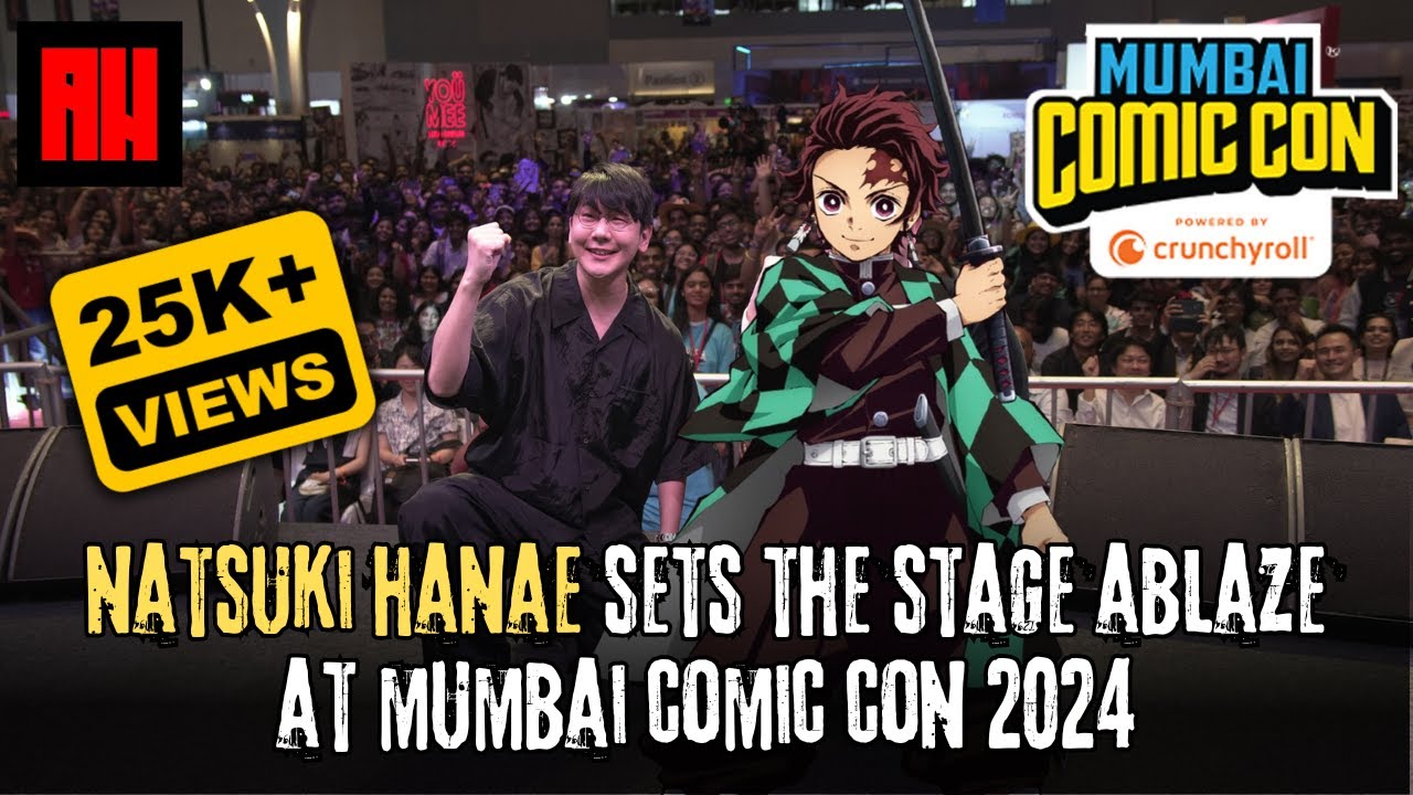 Tanjiro VA Natsuki Hanae At Mumbai Comic Con 2024 | First Time In India