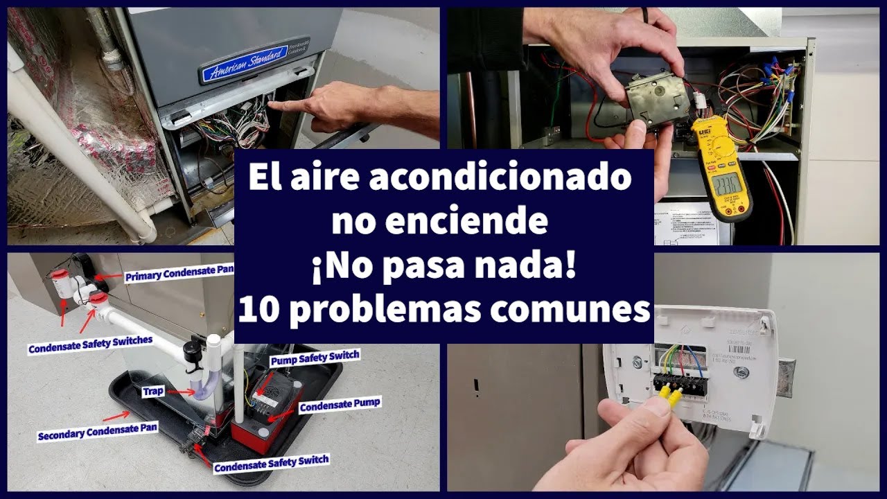 El aire acondicionado no enciende ¡No pasa nada! 10 problemas comunes