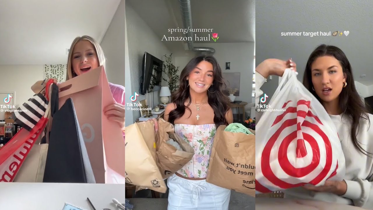 Summer shopping haul - TikTok compilation