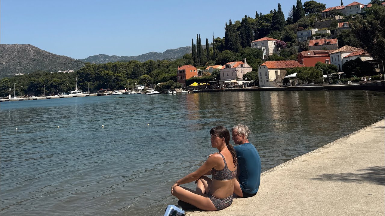 MORNING WALK IN CAVTAT CROATIA  🇭🇷 |CROATIA BEACHES |EXPLORING CROATIA |CAVTAT CROATIA|SUMMER VLOG|