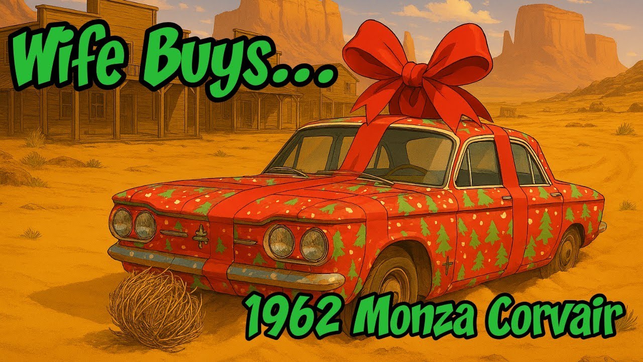 WIFE BUYS ME a Corvair for Christmas