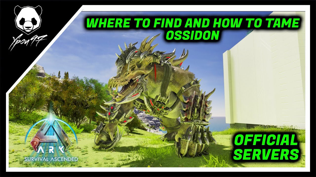 Where To Find And How To Tame The Ossidon | ARK: Survival Ascended