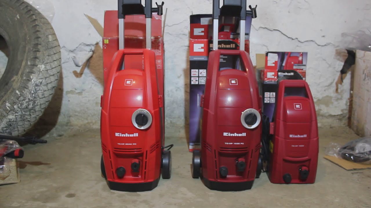 Сравнение Моек высокого давления ! Мойка Einhell TC HP 1538 PC, TC HP 1334, TC HP 2042 PC