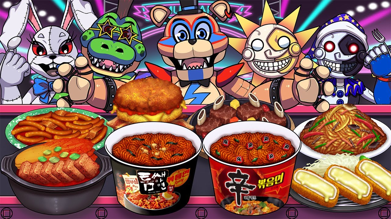 FNAF Security Breach Mukbang Animation COMPLETE EDITION 1