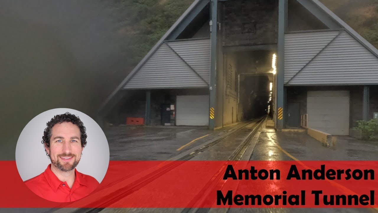 Anton Anderson Memorial Tunnel on Portage Glacier Road | Driving from Whittier, Alaska