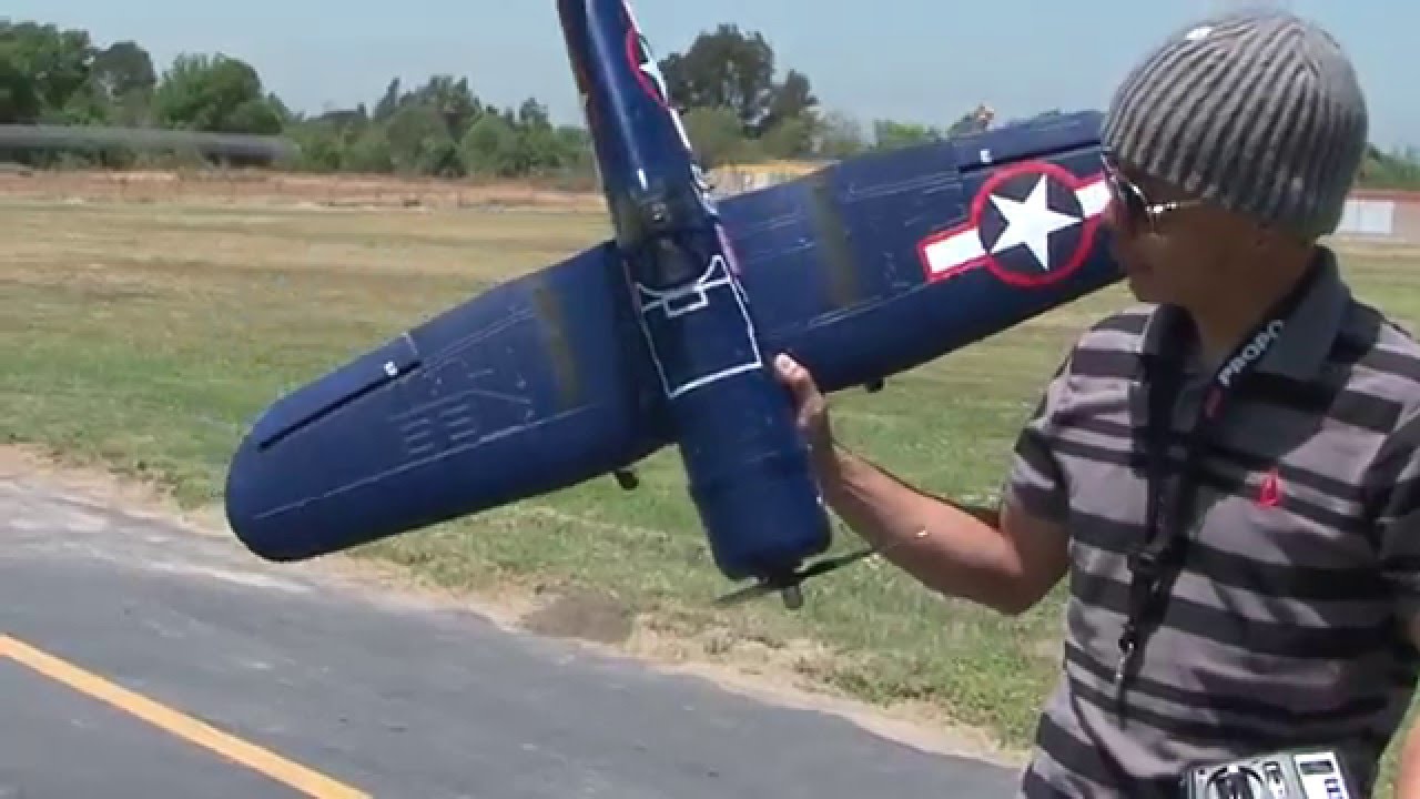 F4U Corsair Scale RTF 2.4GhZ Warbird Flight Review!  RTF Package!  bananahobby.com!  Blitzrcworks!