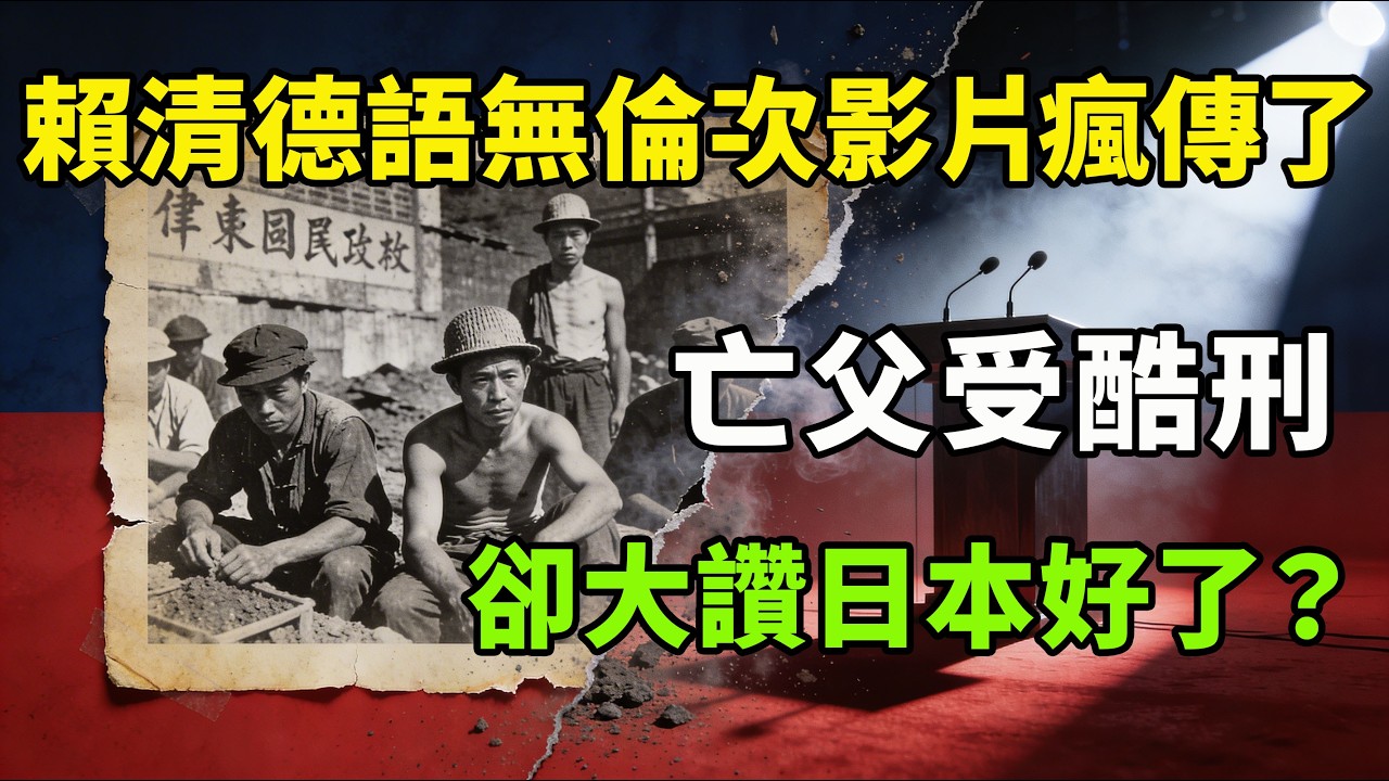 賴清德語無倫次影片瘋傳了 亡父受酷刑卻大讚日本好了？
