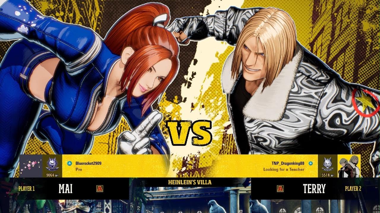 Mai vs Terry FATAL FURY: City of the Wolves