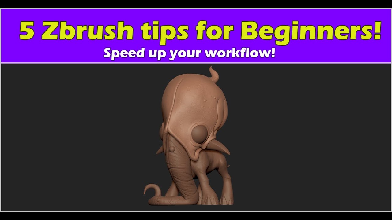 5 Zbrush tips for Beginners!