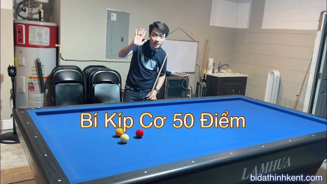 Đi cơ bida 50 điểm dễ d&agrave;ng với Tips của Thịnh Kent nh&eacute; | 50pts libre lesson