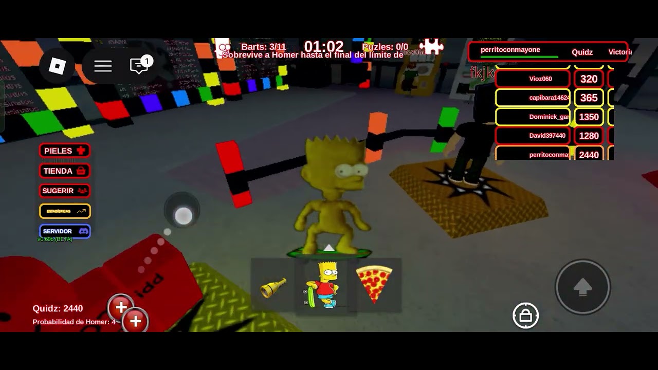 Jugando you vs Homero 