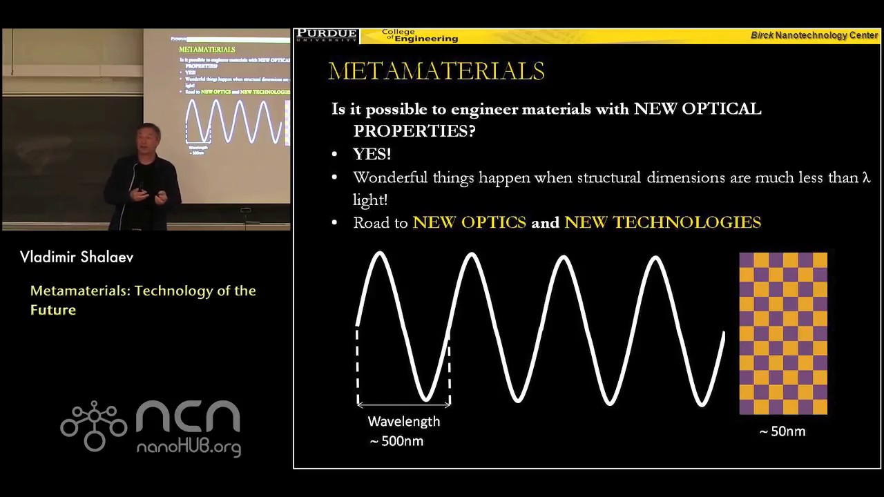 nanoHUB Nanophotonics & Metamaterials L1.1: Metamaterials - Technology of the Future