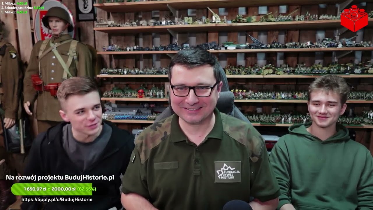BudujHistorie.pl Stream 136 - 💥MARCEL WIELICHOWSKI I OLAF KAMIŃSKI NA STREAMIE💥KONKURS NA ŻYWO💥
