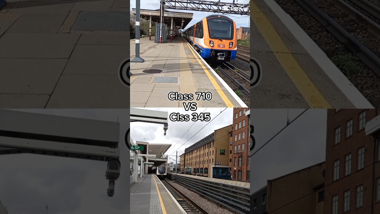 class 710 Vs class 345 #train #class345 #class710 #aventra