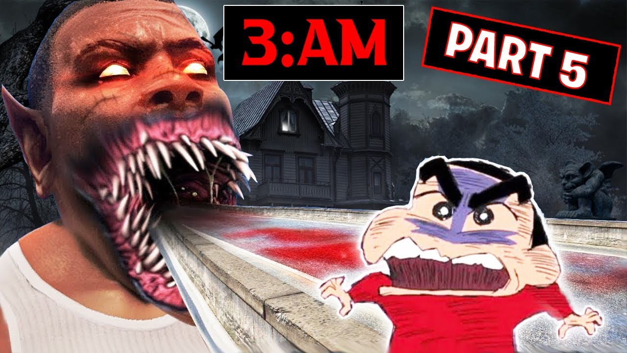 GTA 5 : What Happens To FRANKLIN At 3 AM With SHINCHAN PART 5 FRANKLIN Kill SHINCHAN in (GTA 5 MODS)