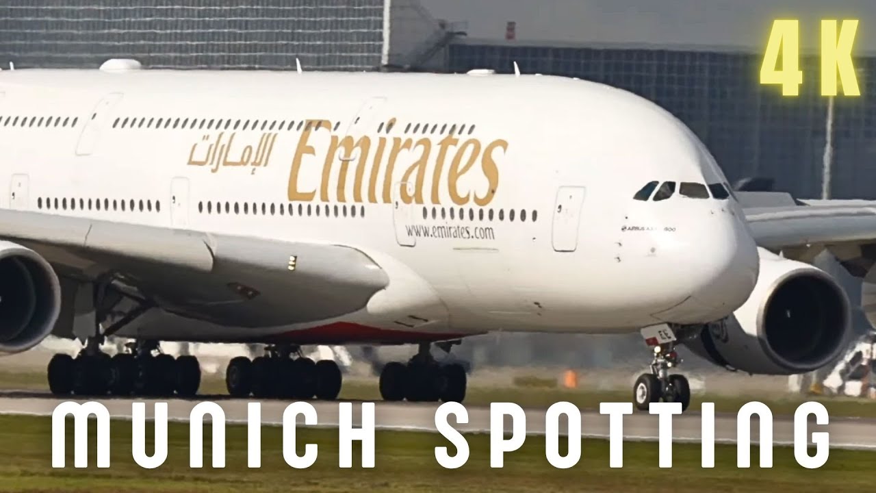 LIVE 4K Munich Airport Spotting MUC, 13.10.25