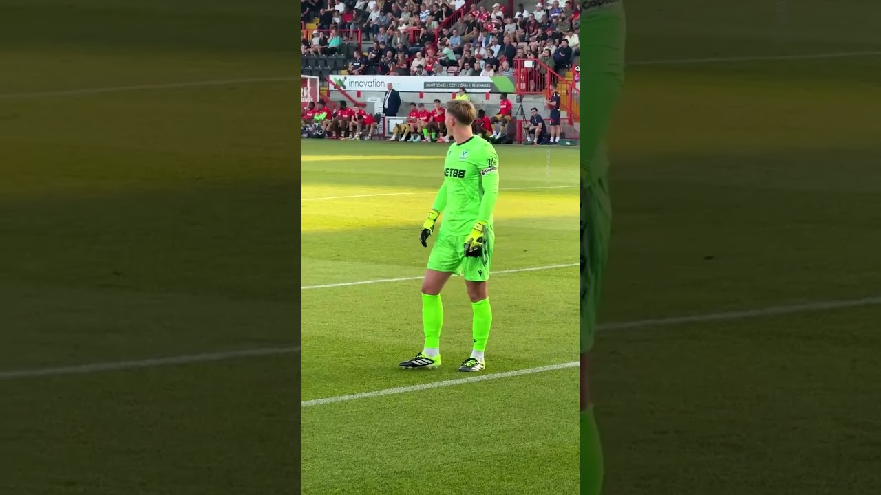 Dean Henderson Starts A Crystal Palace Chant Mid-Match 😆
