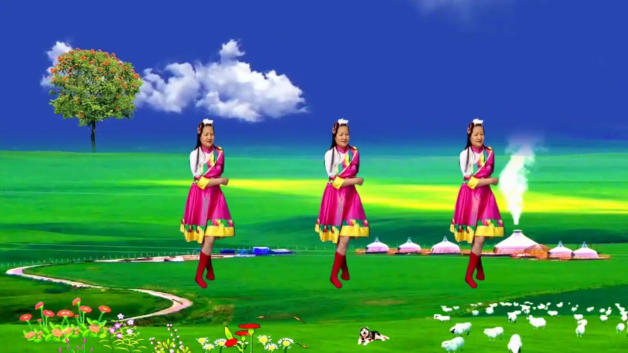 健身操DJ版《草原情哥哥》歌声悦耳动听，浓浓爱意献给情哥哥