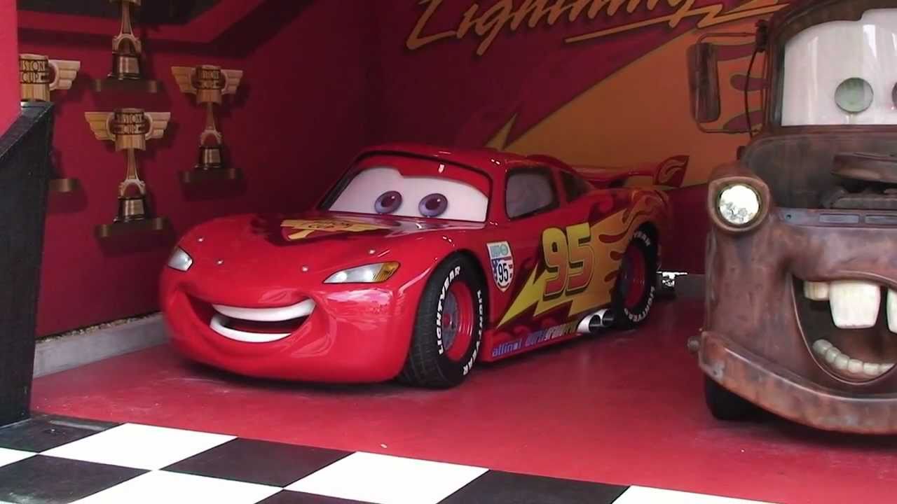 Cars 2 Meet & Greet, Disney's Hollywood Studios 7/9/11 Lightning McQueen, Mater