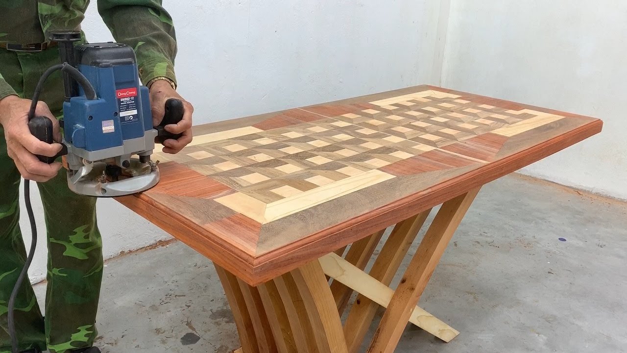Woodworking Smart - Build A Unique 3D Effect Coffee Table