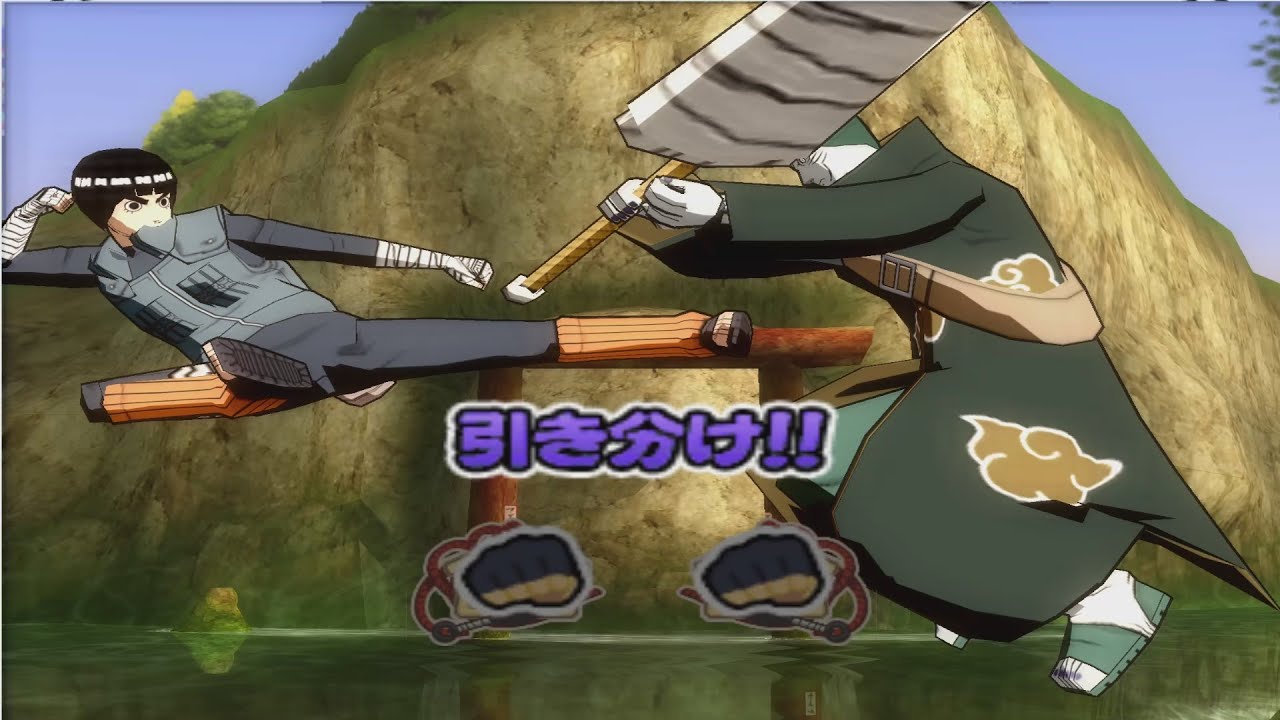 {Lee Vs Kisame} Naruto Shippuden Ultimate Ninja 5