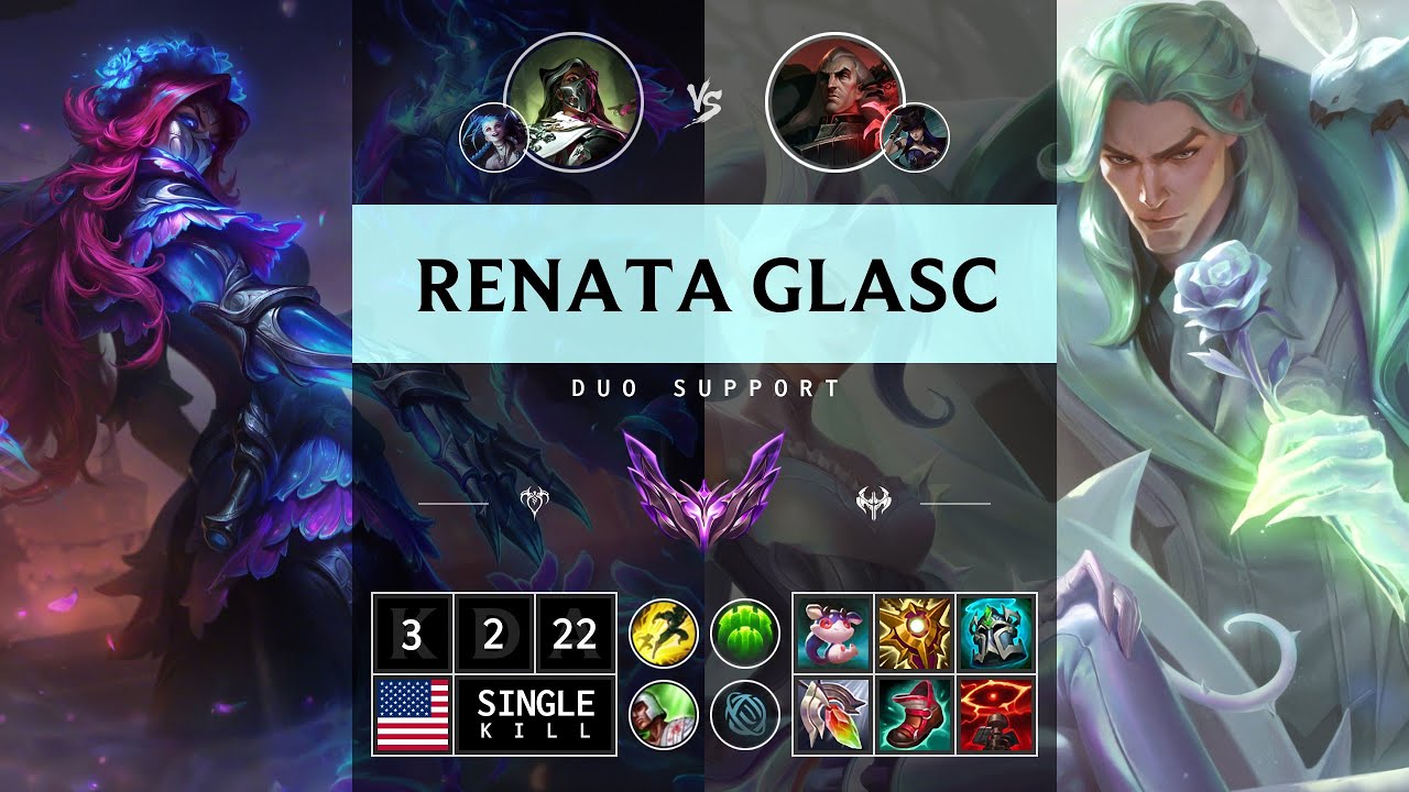 Renata Glasc Support vs Swain - NA Master Patch 14.12