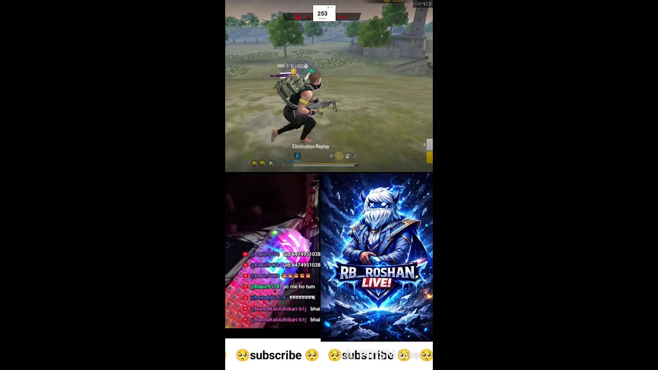 Live streaming of RB    ROSHAN.°