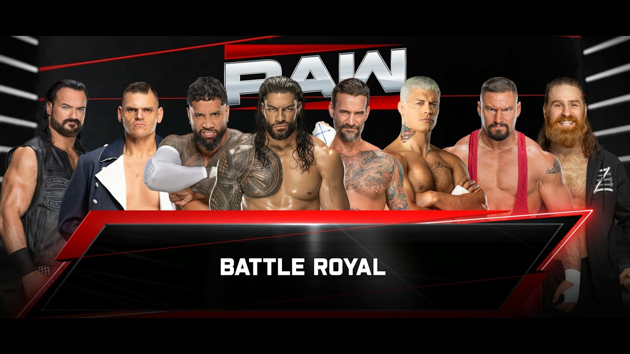8 Man Battle Royal   RAW from Colorado Springs, Colorado