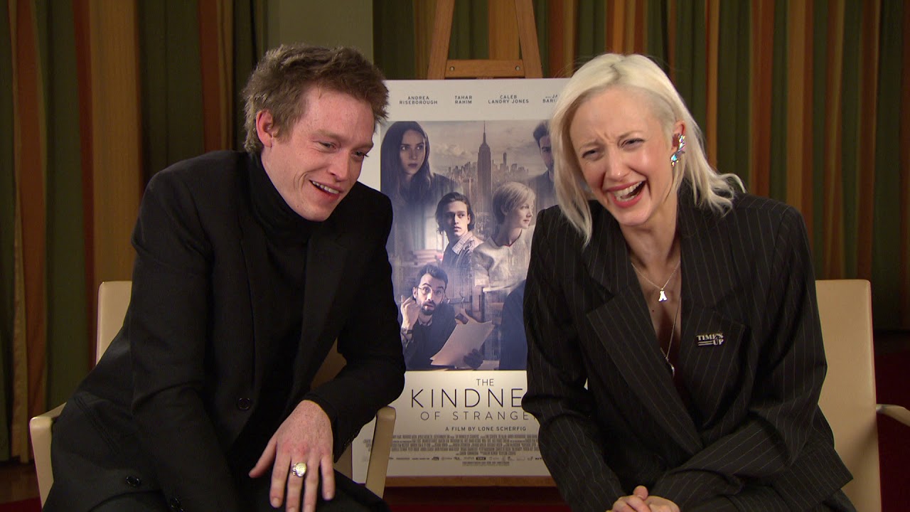 Caleb Landry Jones & Andrea Riseborough THE KINDNESS OF STRANGERS Interview Berlin Film Festival