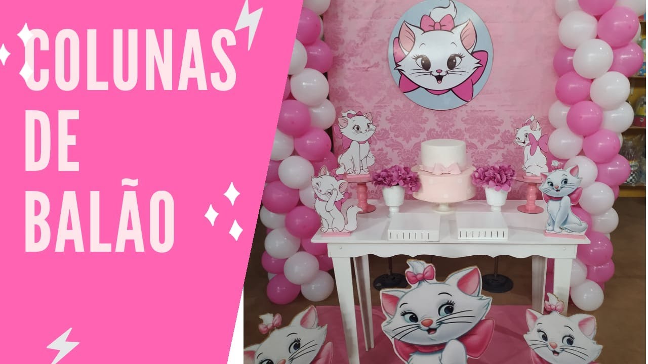 MONTAGEM  DA COLUNA DE BALÃO NO MEU PAINEL KIT PADRÃO