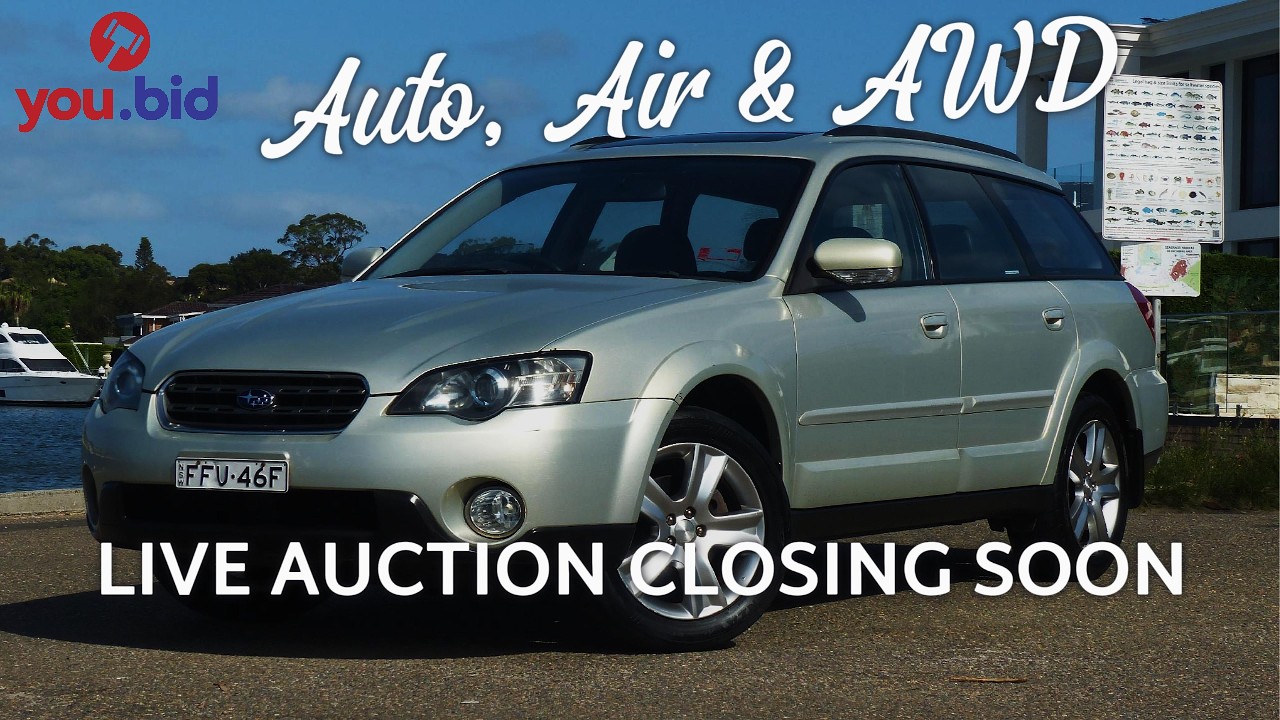 you.bid LIVE AUCTION - 2004 Subaru Outback Premium 2.5L 4-Cyl Unleaded Sports Auto (4-Speed) Wagon