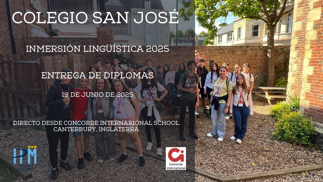 🇬🇧 Entrega de diplomas 🇬🇧 Canterbury 2025 🎓
