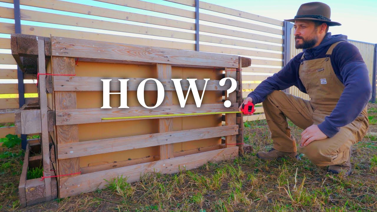 #3 How to Build a Compost Bin from Pallets | Easy DIY for Organic Gardening