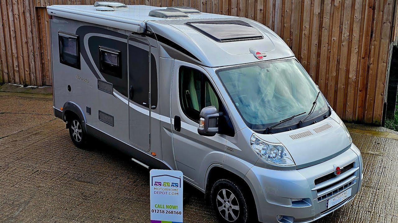 For Sale 2013 Burstner Brevio T600 van line motorhome 2 berth 4 belts 32k 5.99m 3500kgs
