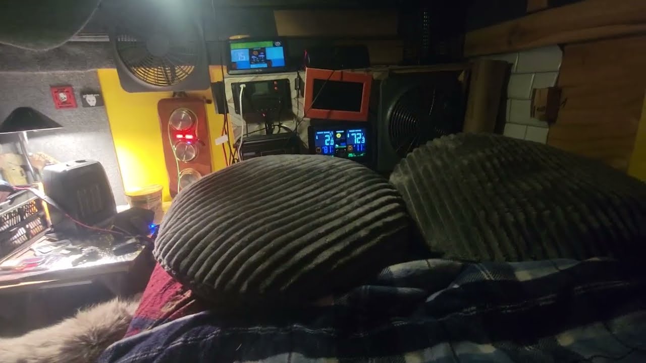 Made it through the night in my bugout trailer. 