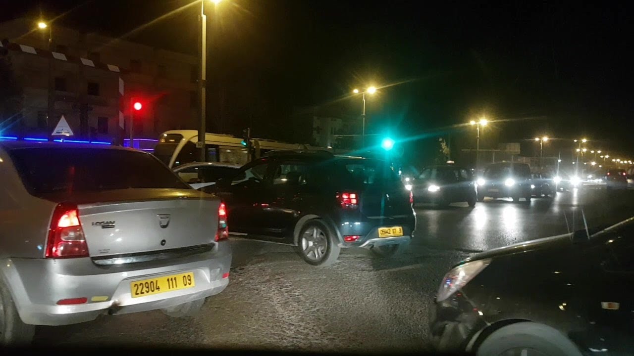 Driving in oran Algérie 13 10 2018 وهران الجزائر