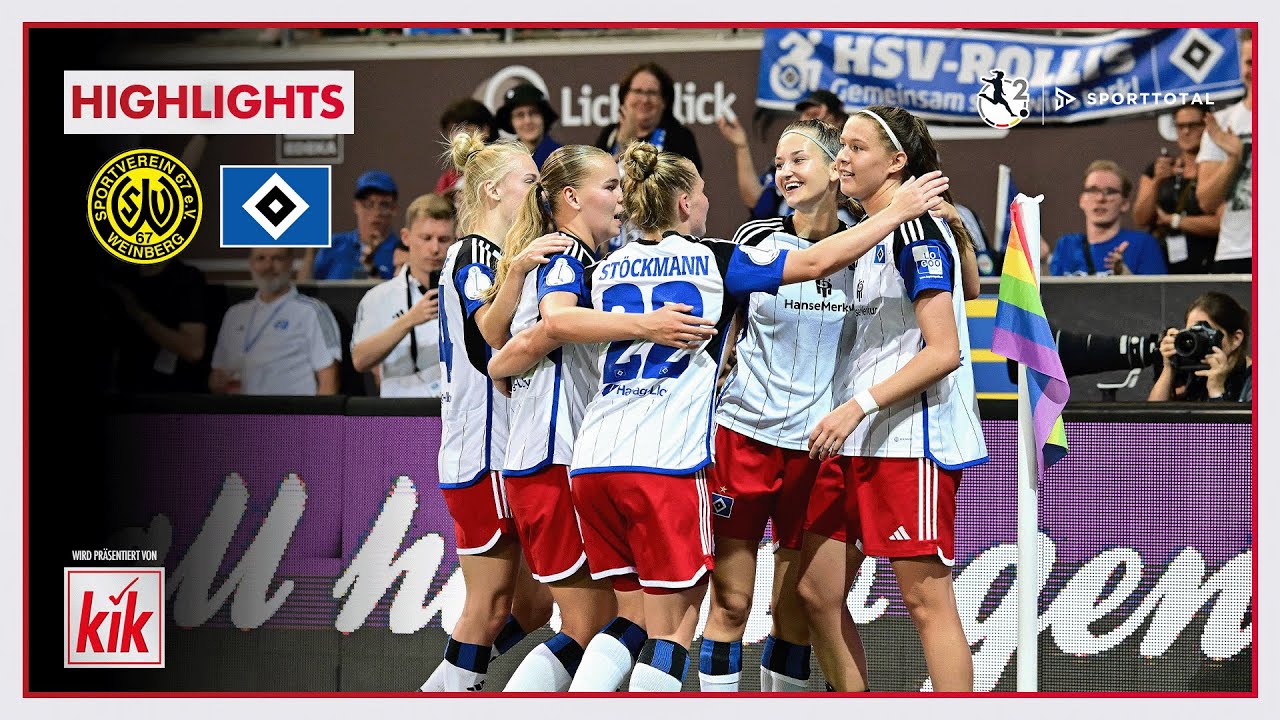 5 Tore: Spektakuläres Spiel! | SV 67 Weinberg - Hamburger SV |  2. Frauen Bundesliga 2023/24