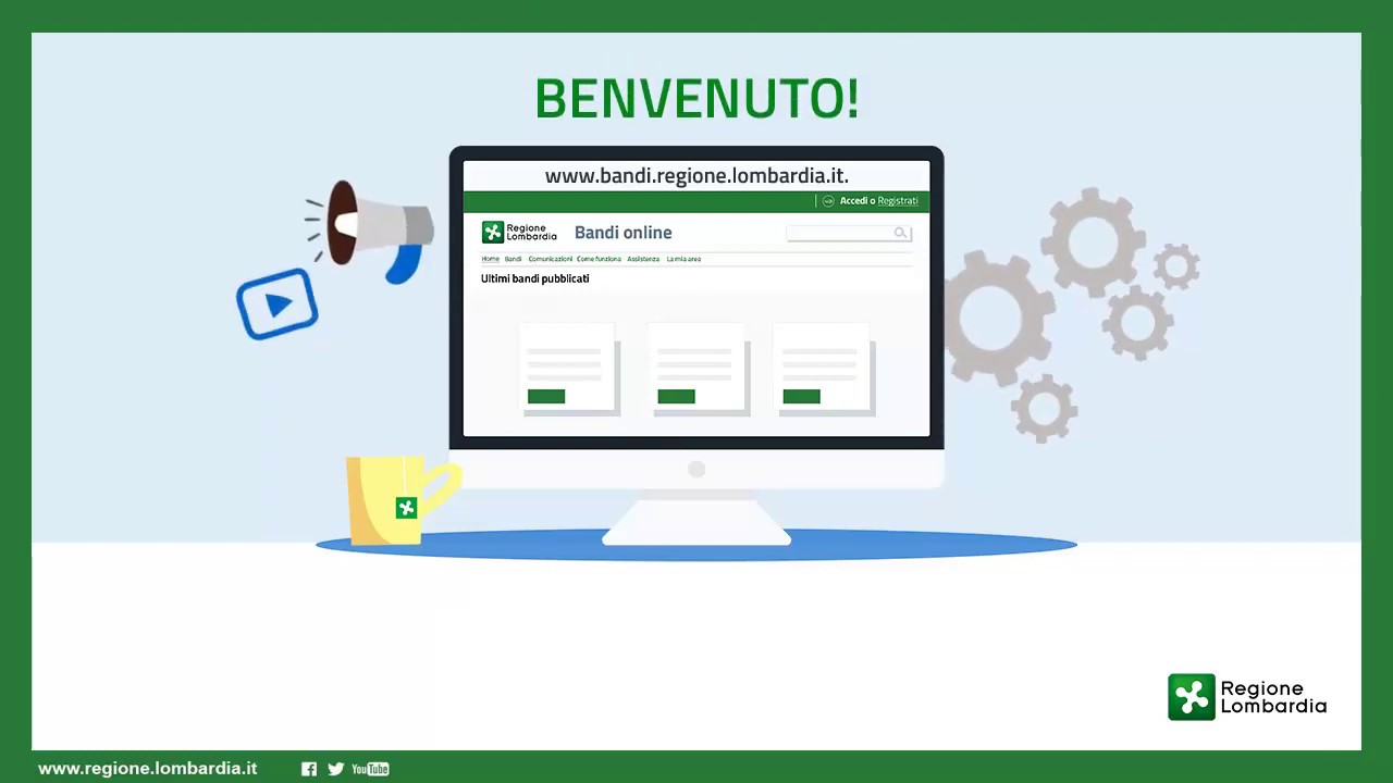 Registrazione al servizio bandi online di Regione Lombardia con CRS-CNS