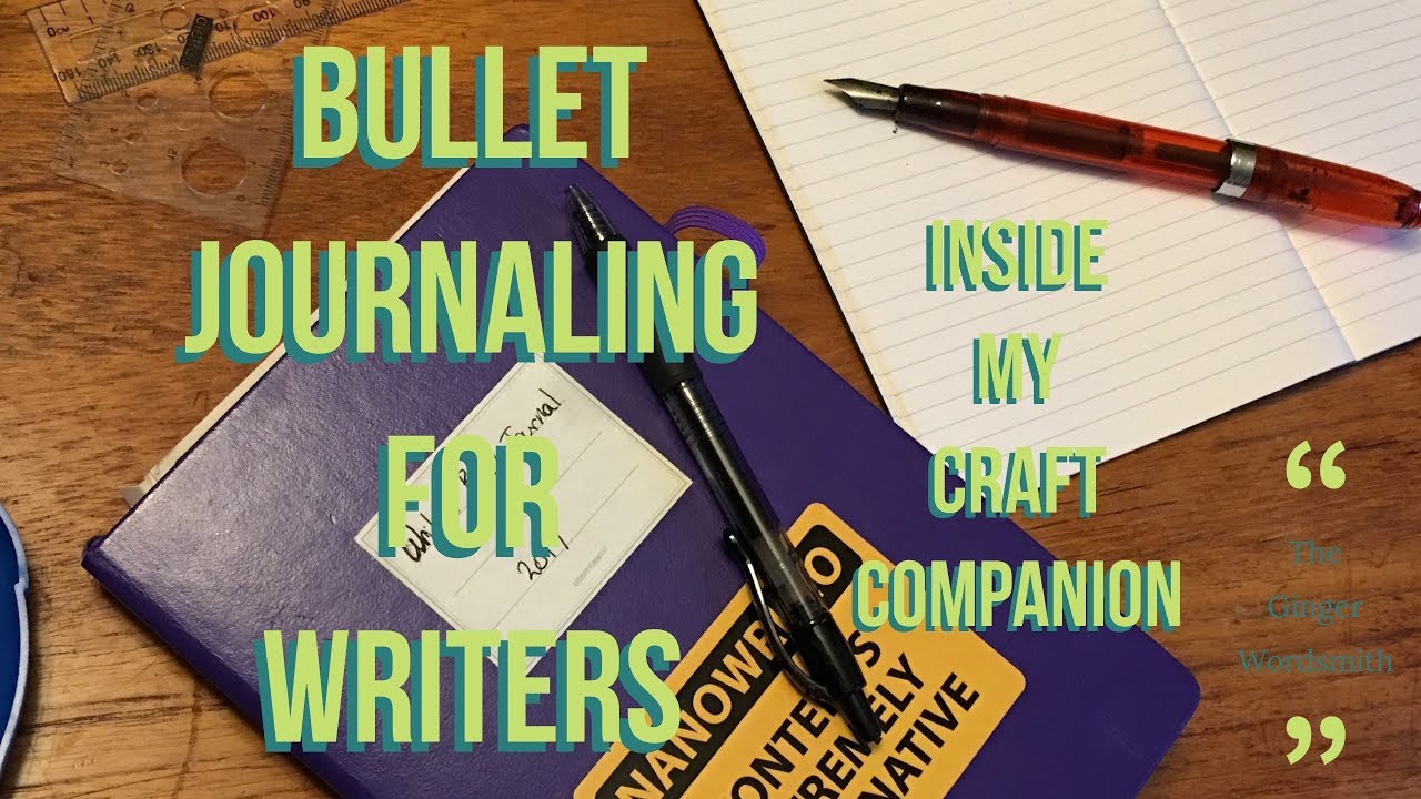 Writer's Bullet Journal Walkthrough August 2017