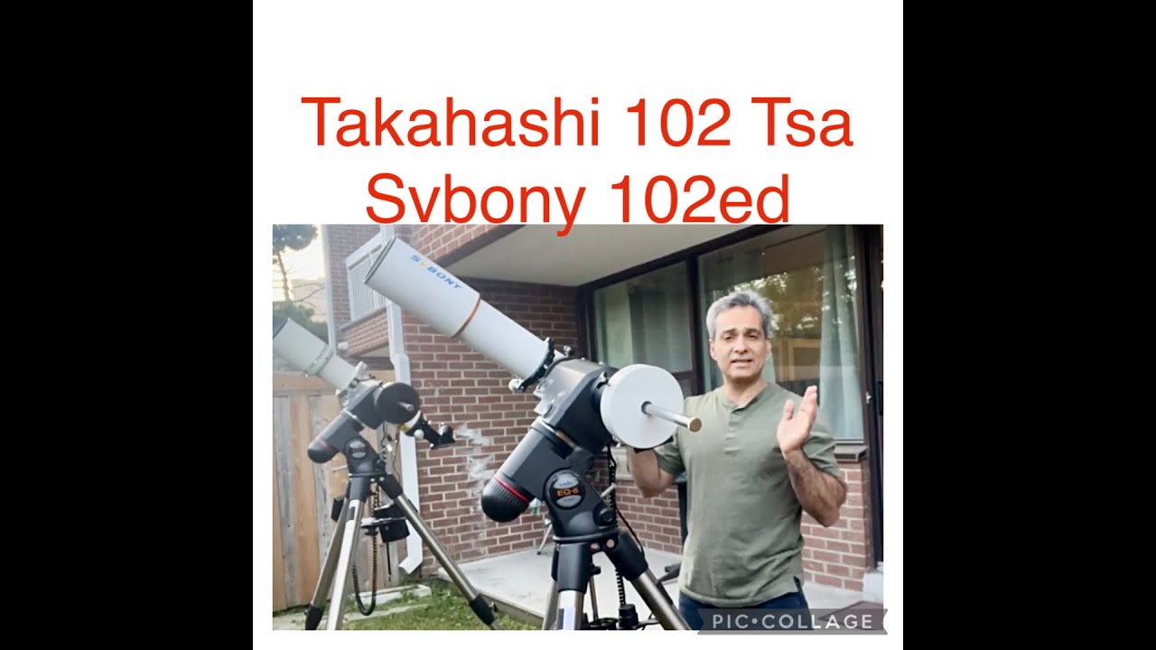 Takahashi 102 TSA против Svbony 102ED #телескоп #рефрактор #svbony #луна #takahashi #астрономия