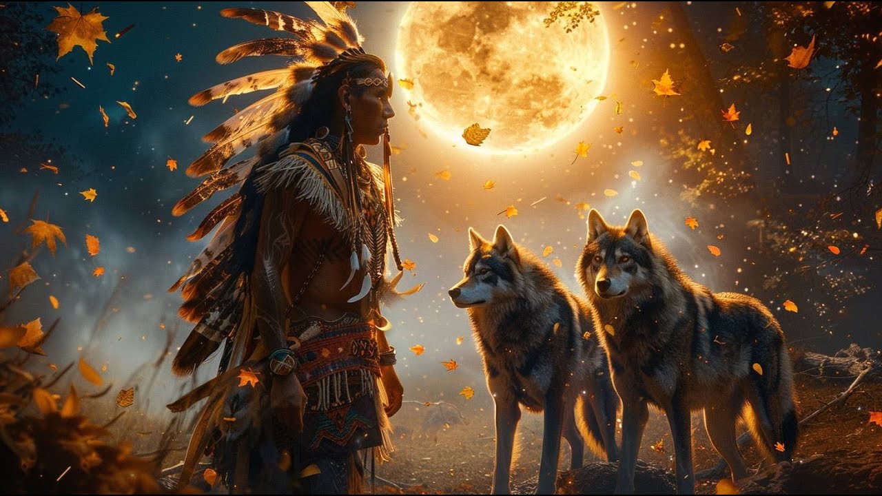 🐺 Native Songs of the Wolves 🍂 Native American Shamanic Music for Deep Healing & Power of Nature