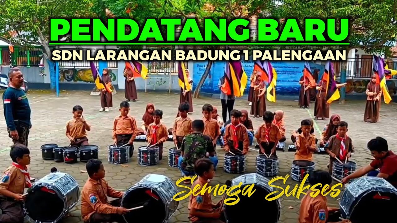 DRUM BAND PENDATANG BARU.// SDN LARANGAN BADUNG 1 PALENGAAN PAMEKASAN