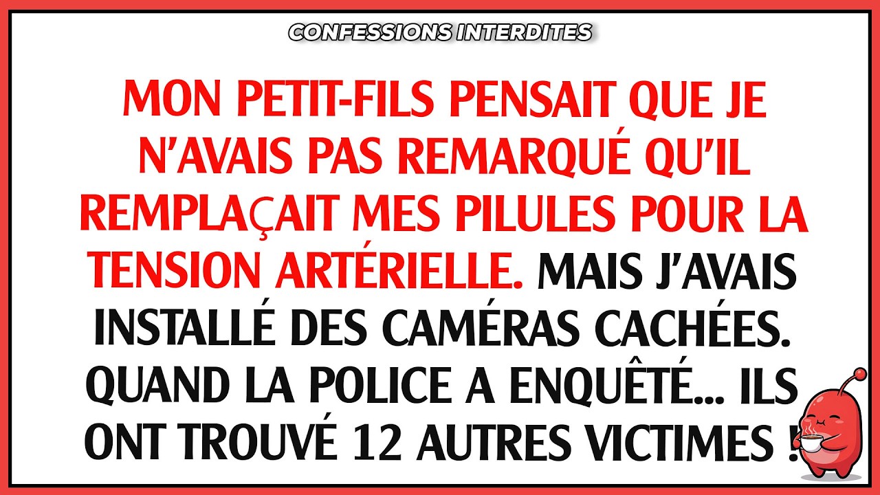 Mon petit-fils pensait que je ne l'avais pas vu échanger mes pilules pour la tension. J'avais des...