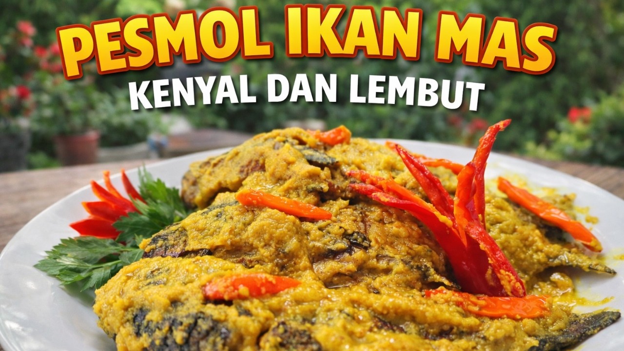 Cara Membuat Pesmol Ikan Mas yang Tidak Amis & Lezat