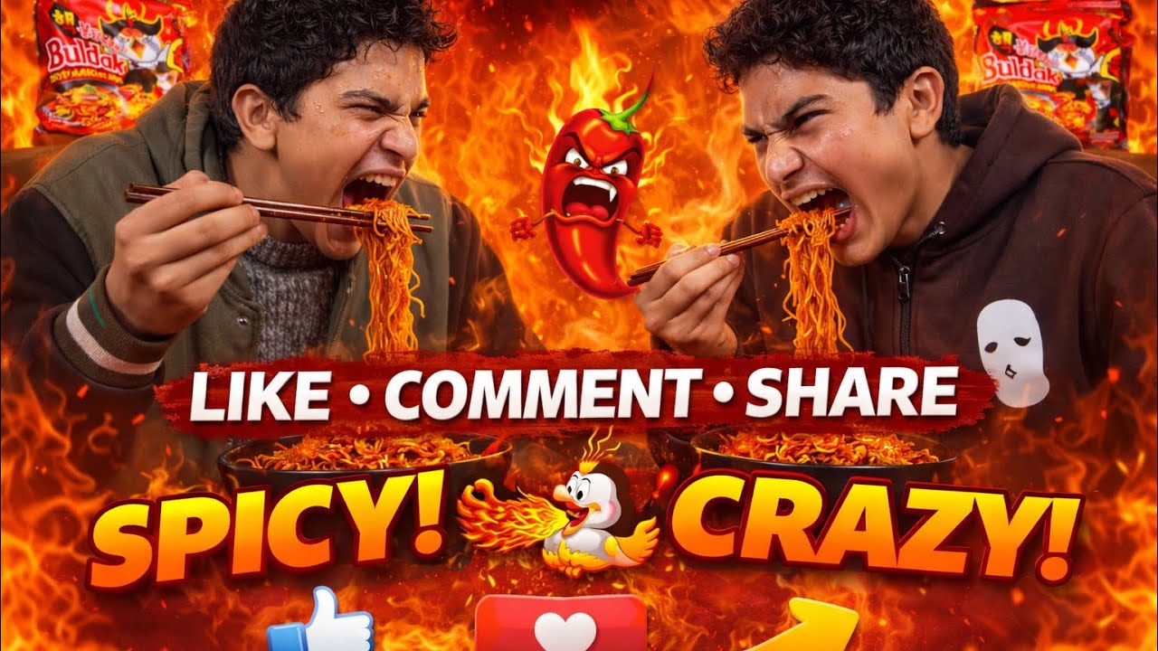 3X Spicy Maggi challenge with jungnass 🥵🌶️🌶️🌶️